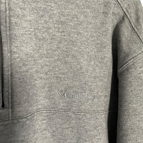 Columbia Gray Quarter Zip Sweatshirt Pullover Size XL - Picture 2 of 5